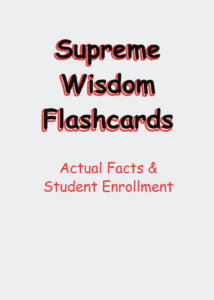 Supreme Wisdom Flashcards (FC)