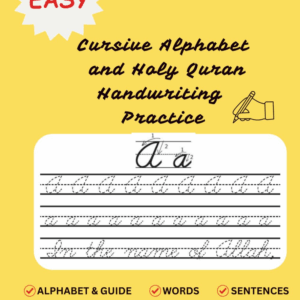 Cursive Alphabet and Holy Quran practice