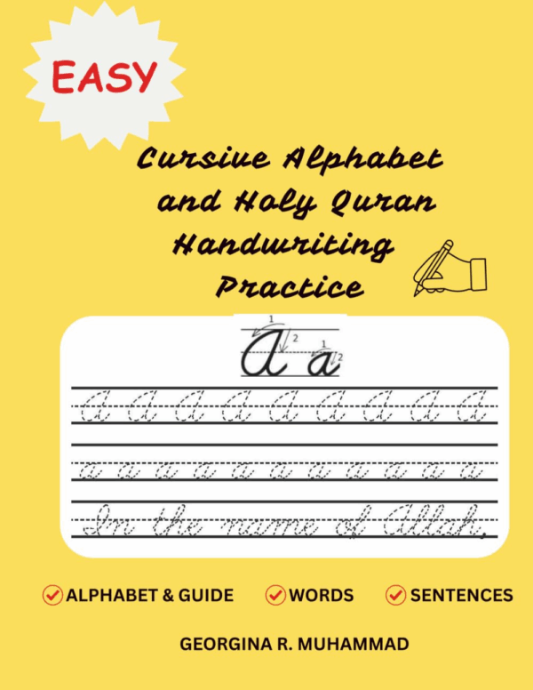 Cursive Alphabet and Holy Quran practice