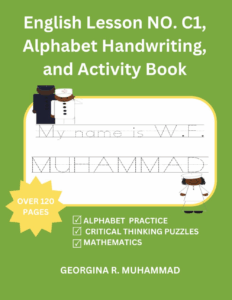 English Lesson No. C1 Alphabet handwriting & Activity Book